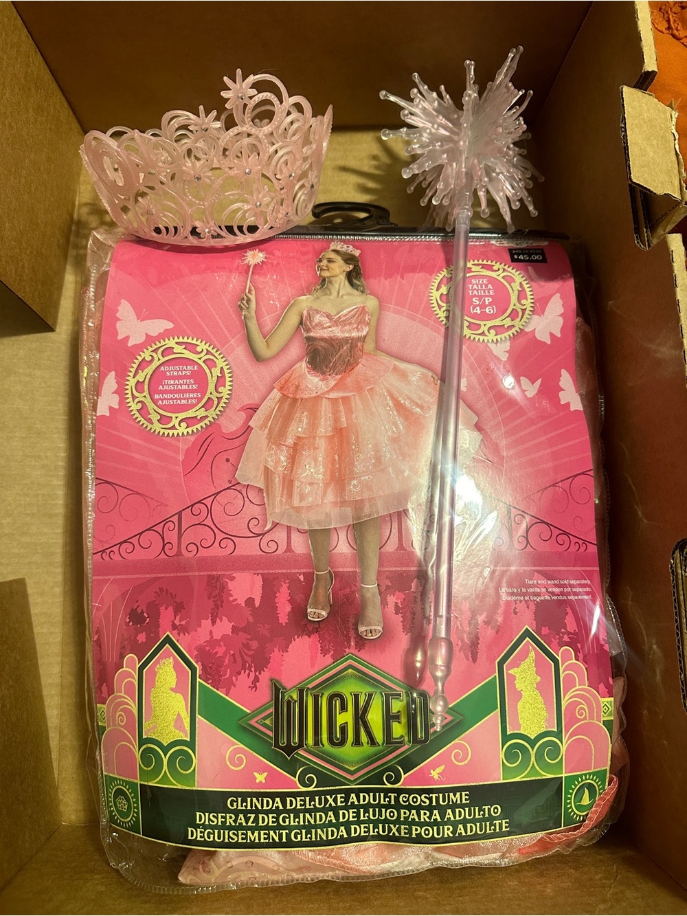 Wicked Glinda Deluxe Adult Costume - Pink